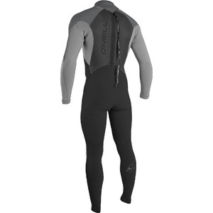 2019 Hommes O'neill Epic 4/3mm Back Zip Combinaison Abyss / Gris Clair / Graphite 4212